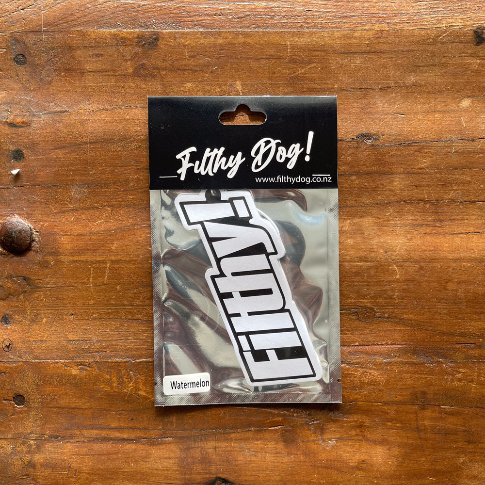 Filthy! Air Freshener - Filthy Dog Decals