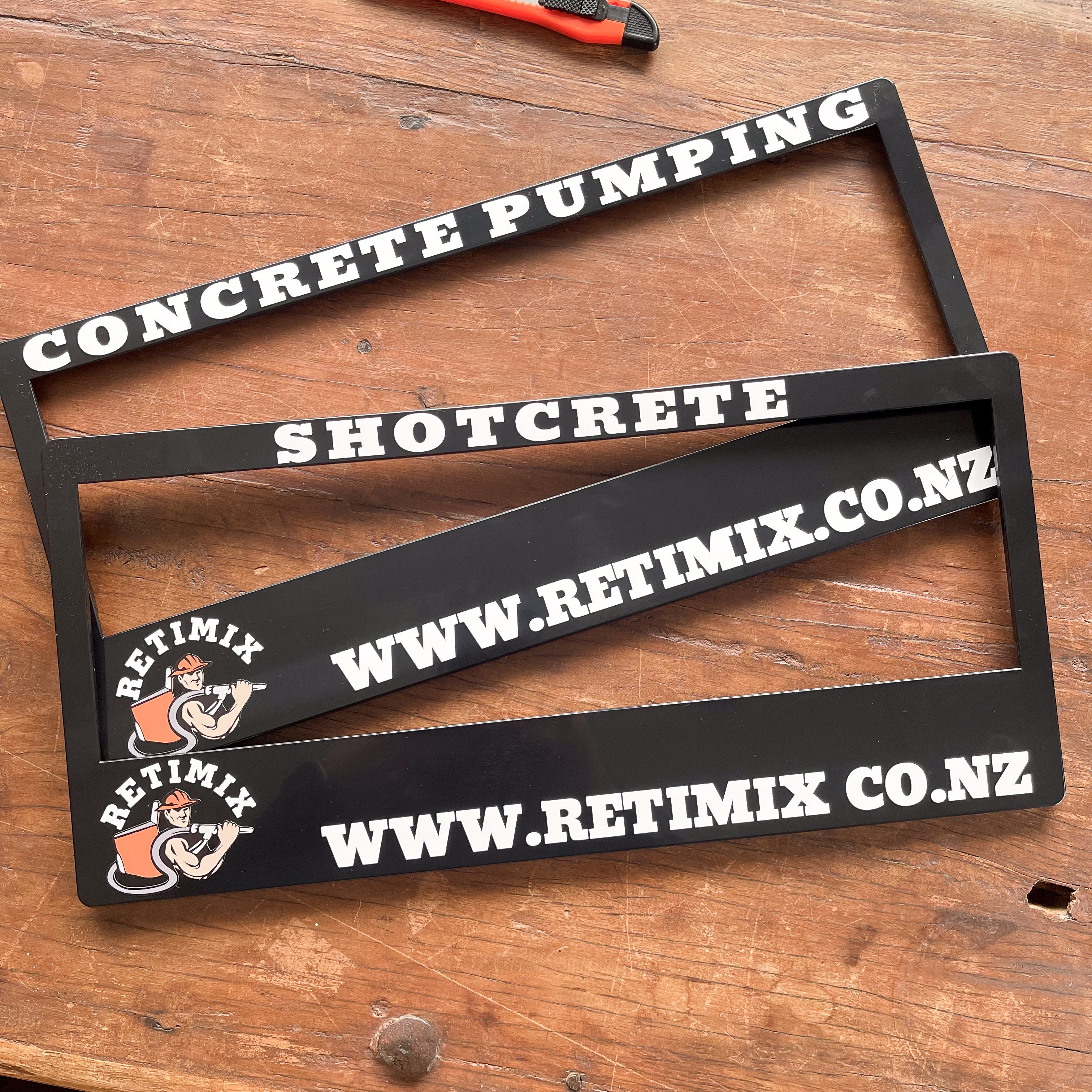 Custom Plate Frames