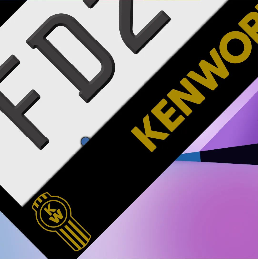 Kenworth Extended Plate Frames