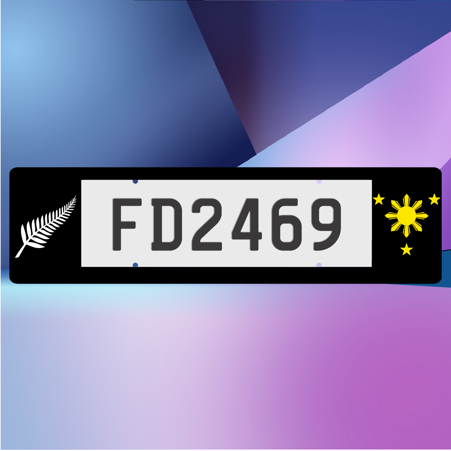 NZ Fern | Philippines Winged Plate Frames