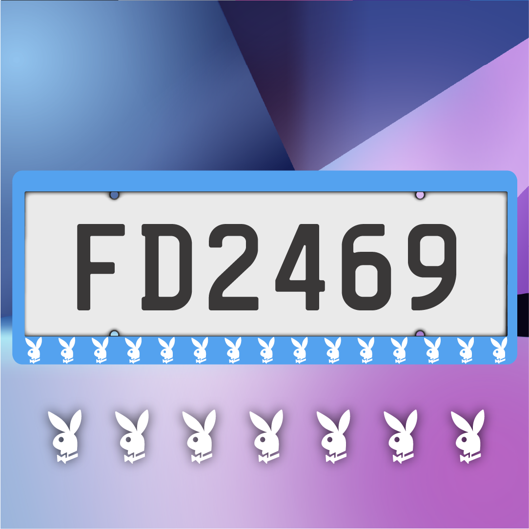 Playboy Bunny Plate Frames