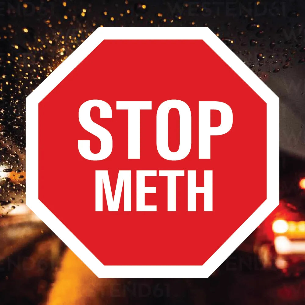 STOP Meth Sticker