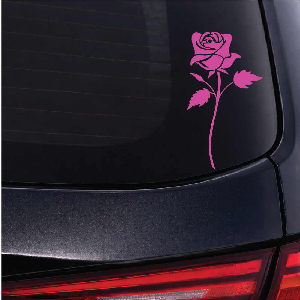Rose Sticker - Choose Colour