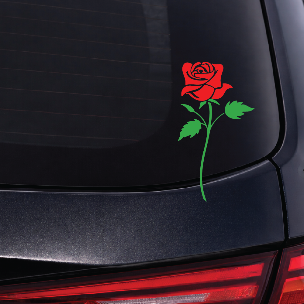 Rose Sticker - Choose Colour