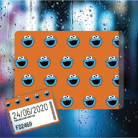 Cookie Monster Orange - Filthy Dog Decals