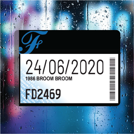 F on Black - Filthy Dog Decals