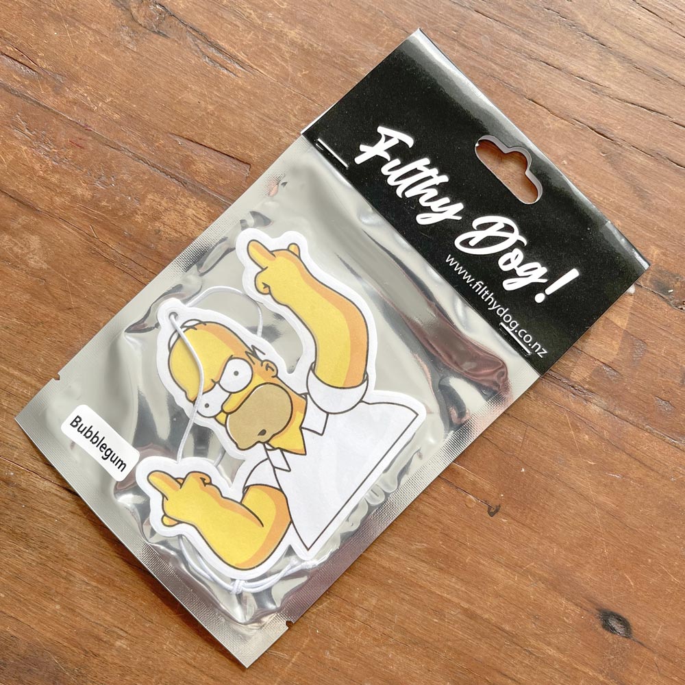 Homer's Flippin Air Freshener - Filthy Dog Decals
