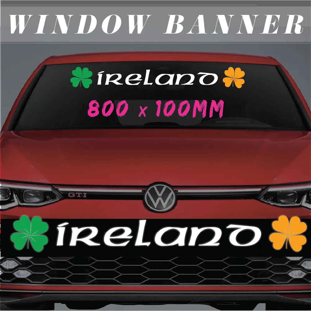 IRELAND GWO - Windscreen Banner/Sticker - Filthy Dog Decals