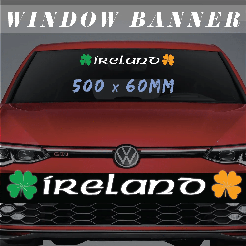 IRELAND GWO - Windscreen Banner/Sticker - Filthy Dog Decals