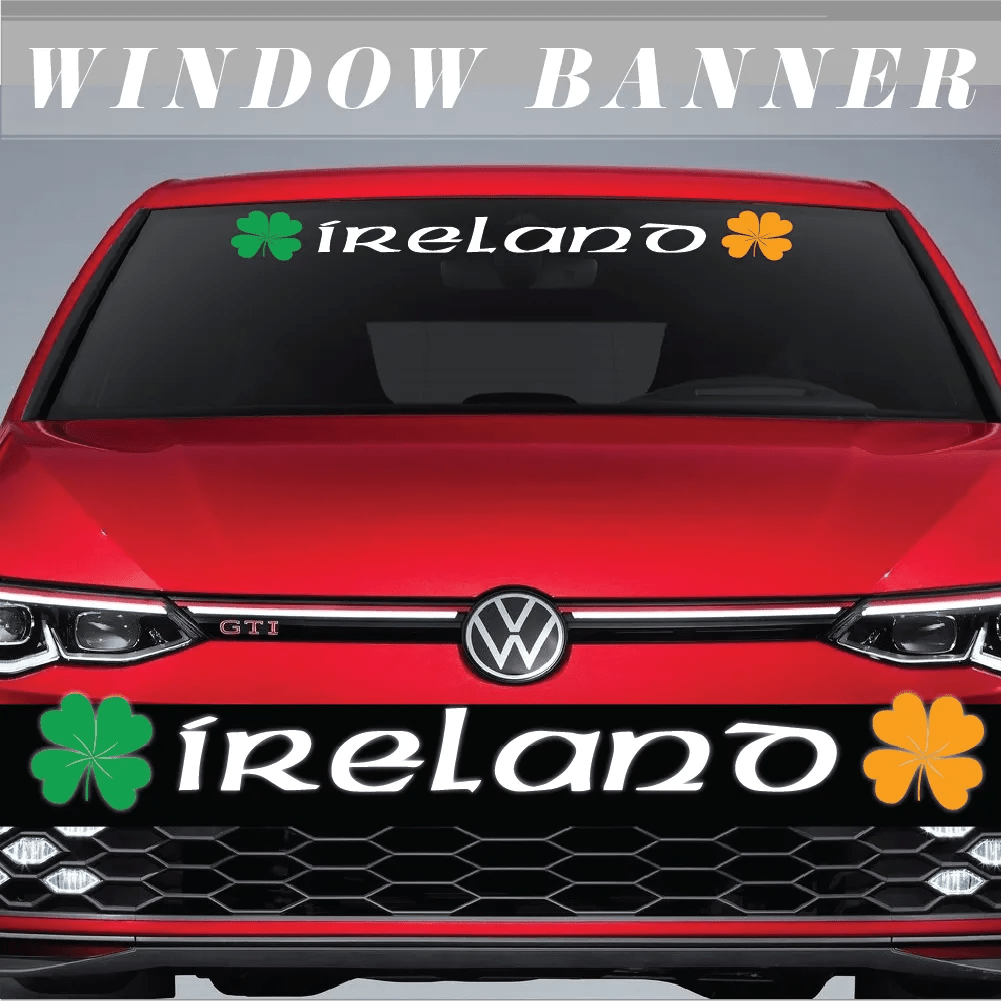 IRELAND GWO - Windscreen Banner/Sticker - Filthy Dog Decals