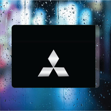 Mitsubishi Silver Emblem - Filthy Dog Decals