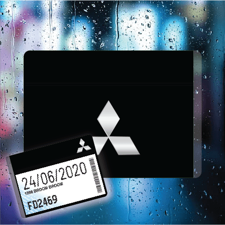 Mitsubishi Silver Emblem - Filthy Dog Decals