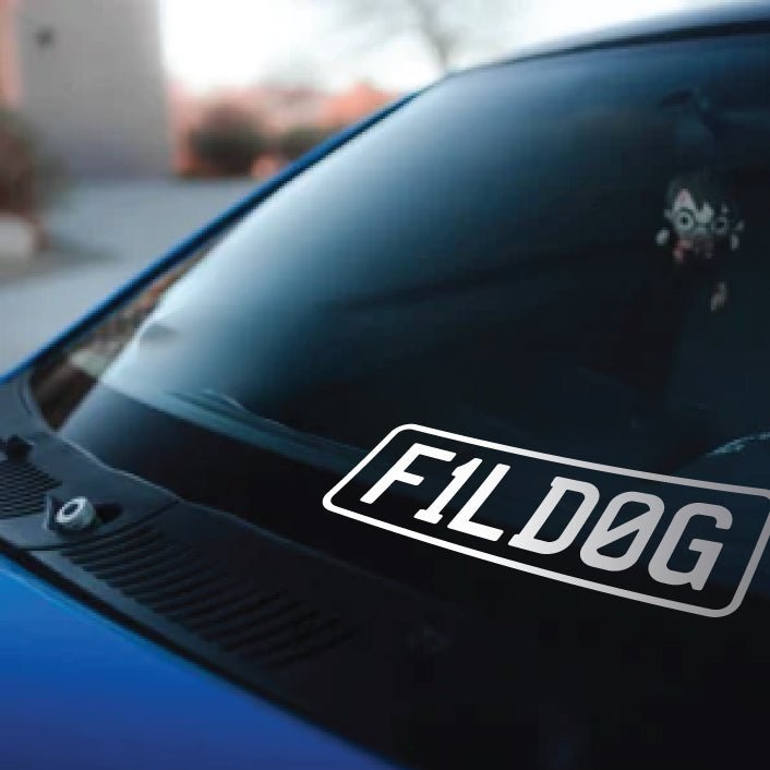 Personalised Number Plate Decal - Filthy Dog Decals