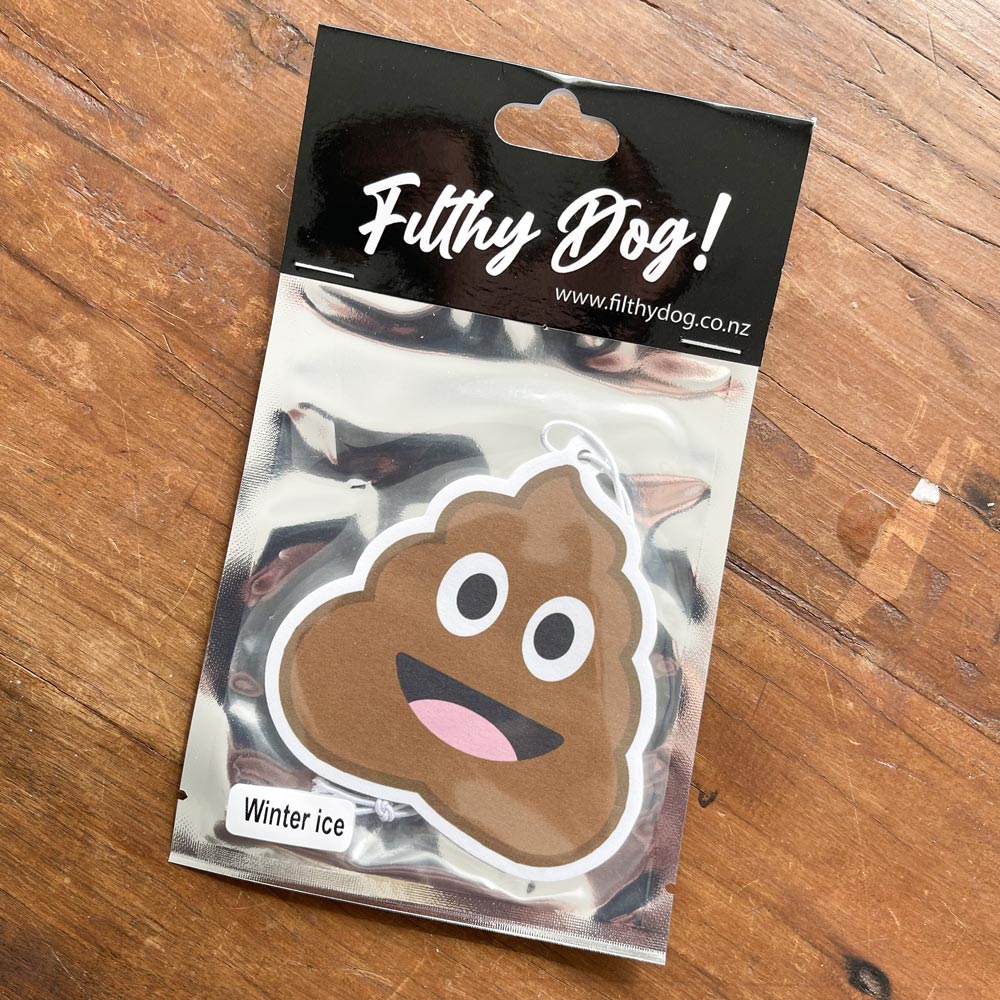 Poop Air Freshener - Filthy Dog Decals