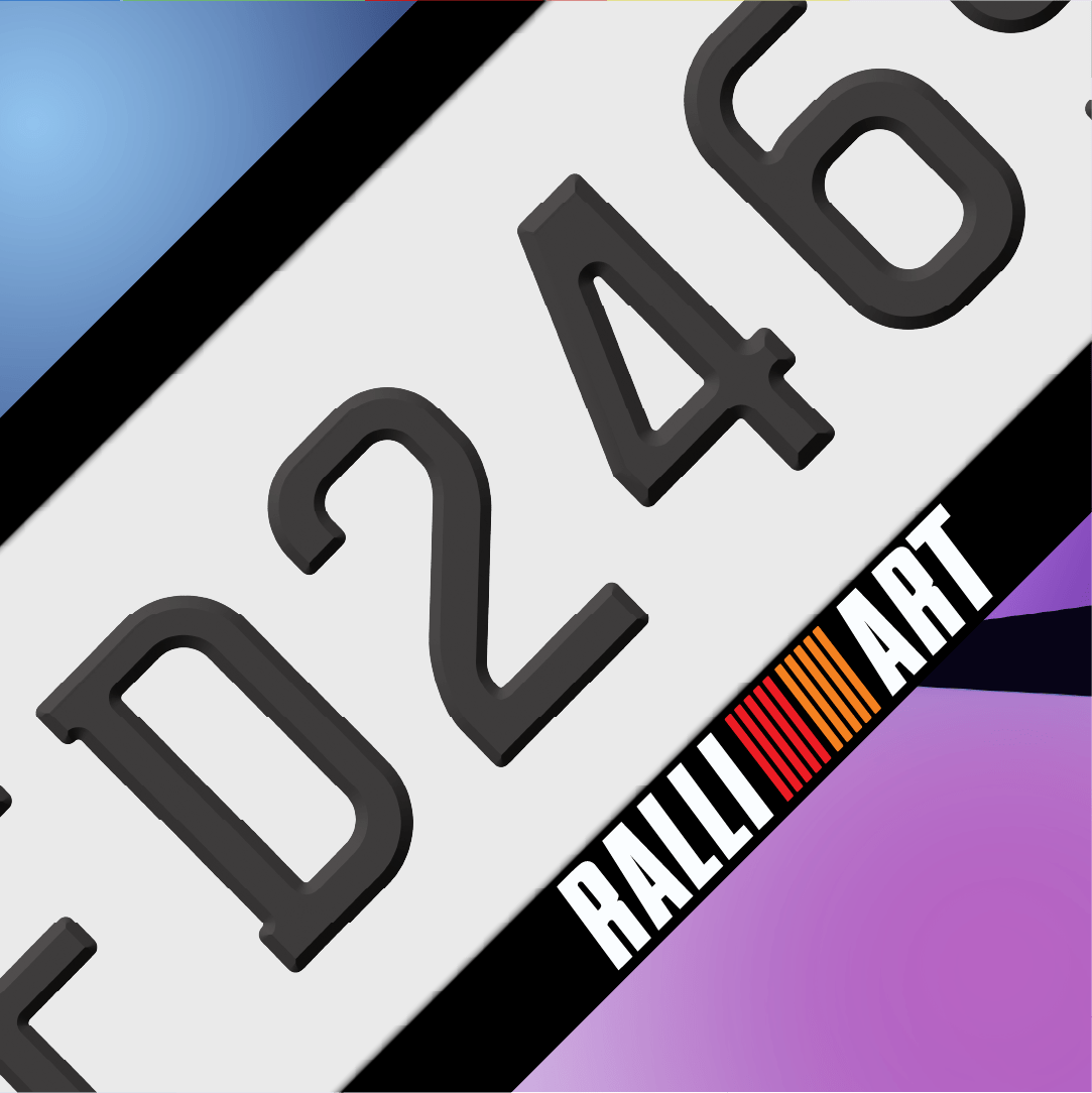 Ralliart Plate Frames - Filthy Dog Decals
