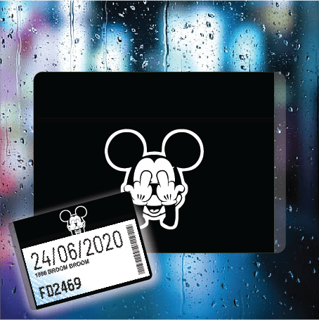 Rude Mickey - Filthy Dog Decals