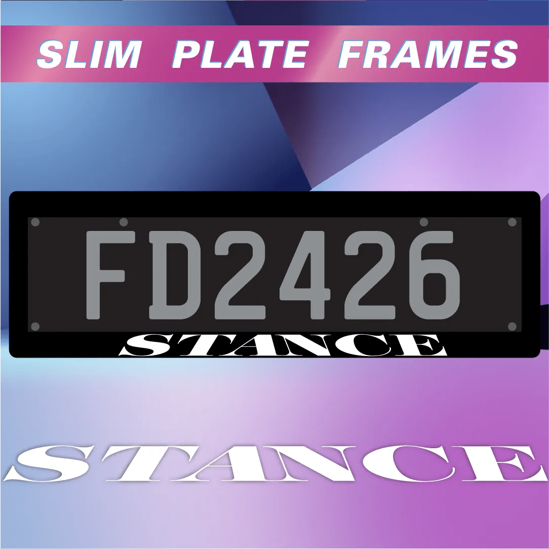 STANCE Slim Plate Frames - Filthy Dog Decals