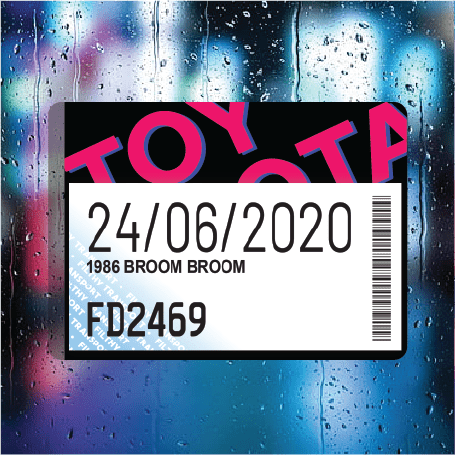 TOYOTA Magenta - Filthy Dog Decals