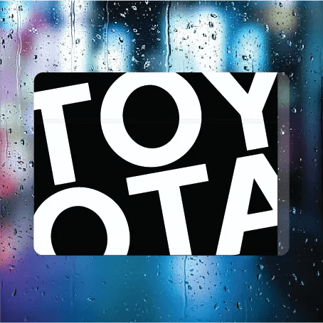 TOYOTA White - Filthy Dog Decals