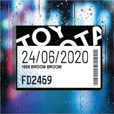 TOYOTA White - Filthy Dog Decals