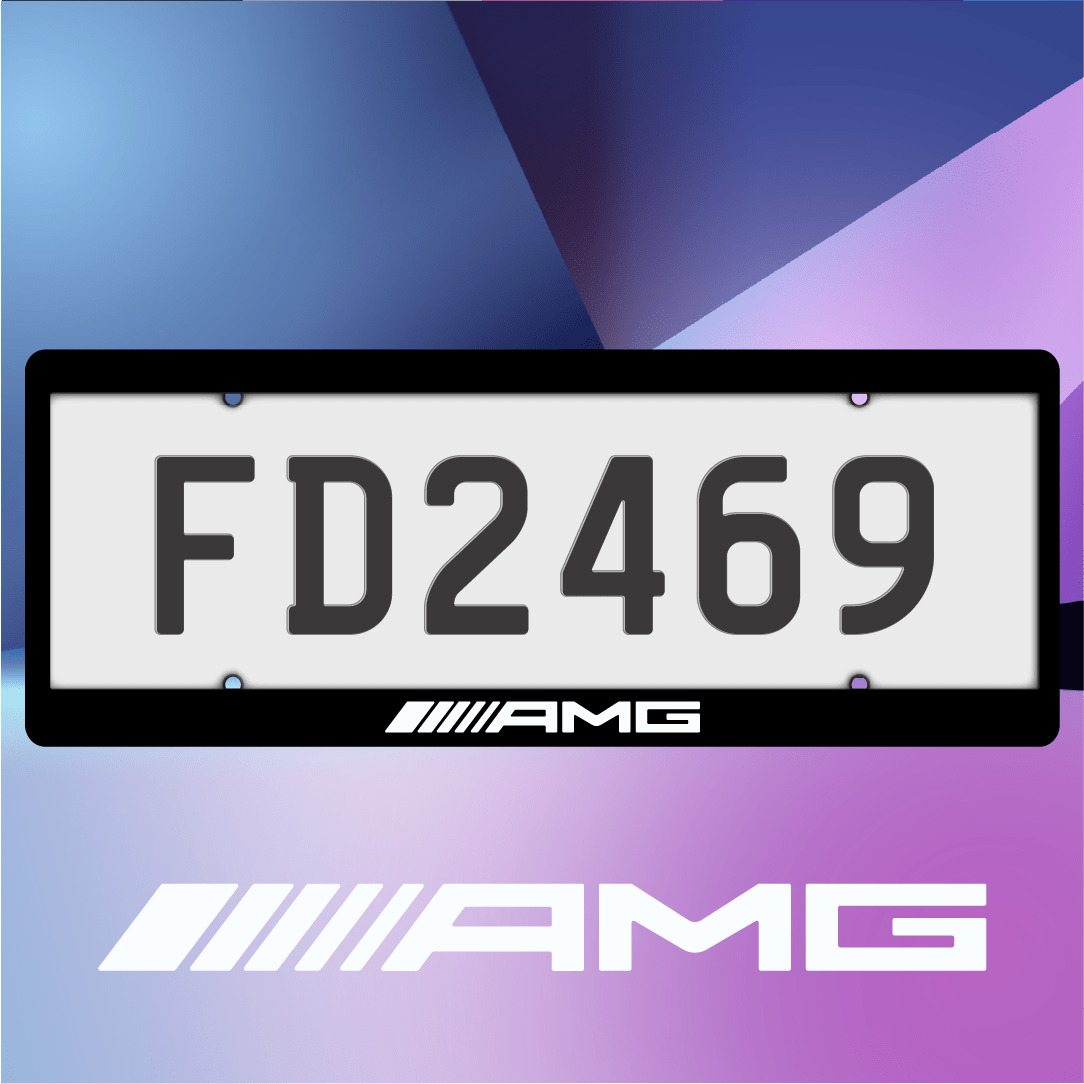 AMG Plate Frames - Filthy Dog Decals