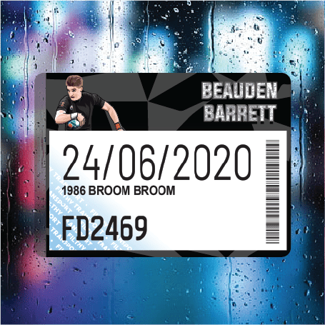 Beauden Barrett - Filthy Dog Decals