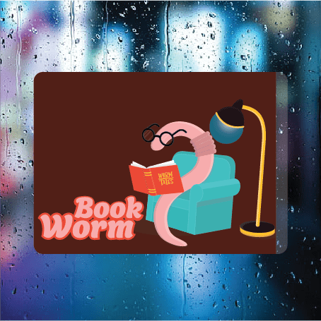 Book Worm - Filthy Dog Decals