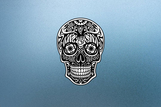 Candy Skull WO - Sticker - Filthy Dog Decals