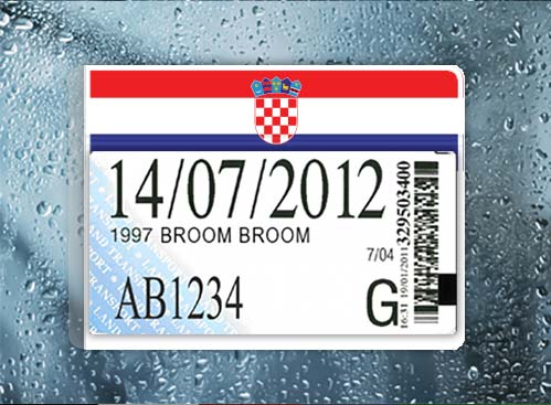 Croatia Flag - Filthy Dog Decals