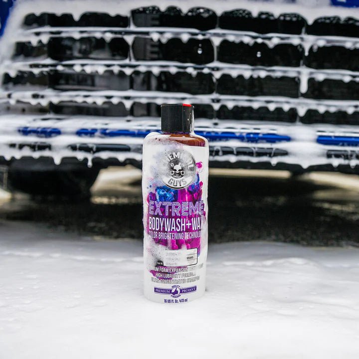Extreme Bodywash & Wax Car Wash Soap with Color Brightening Technology, 16 fl. oz - Filthy Dog Decals