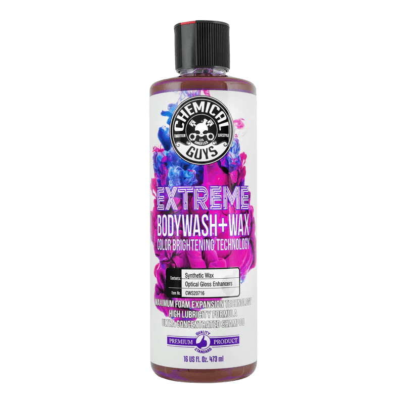 Extreme Bodywash & Wax Car Wash Soap with Color Brightening Technology, 16 fl. oz - Filthy Dog Decals