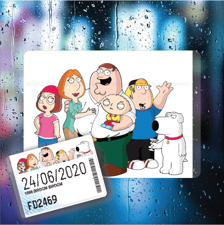 Family Guy - Filthy Dog Decals