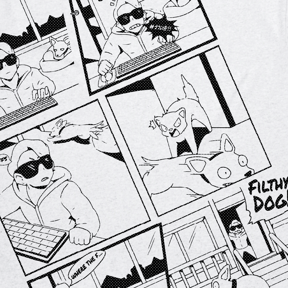 FD Comic Tee - Filthy Dog Decals