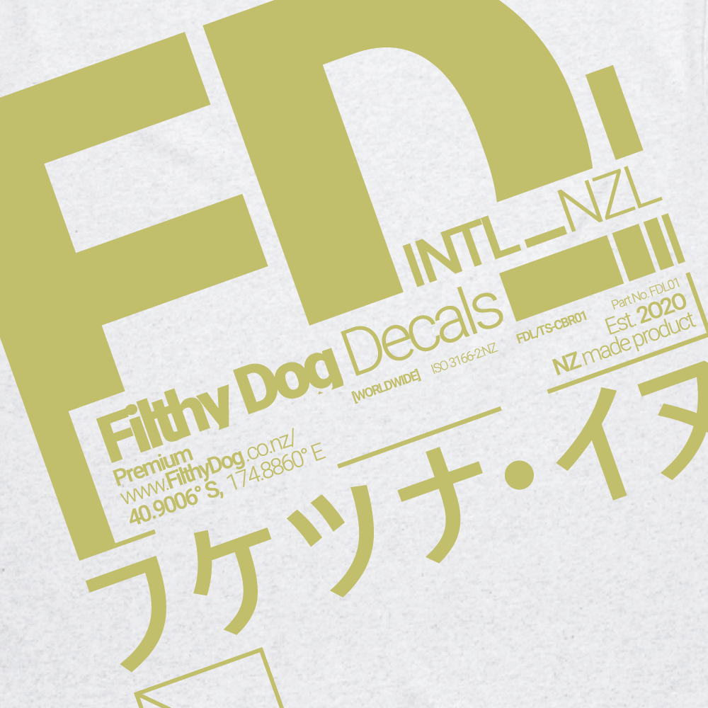 FD INTL Tee - Filthy Dog Decals