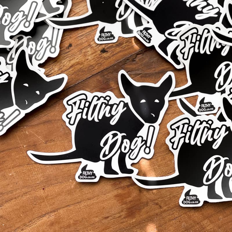 Filthy Dog Sticker - Filthy Dog Decals