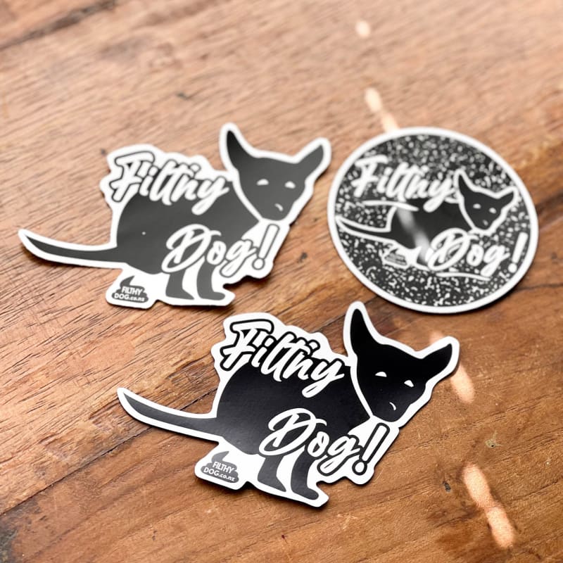 Filthy Dog Stickers & Magnet Pack - Filthy Dog Decals