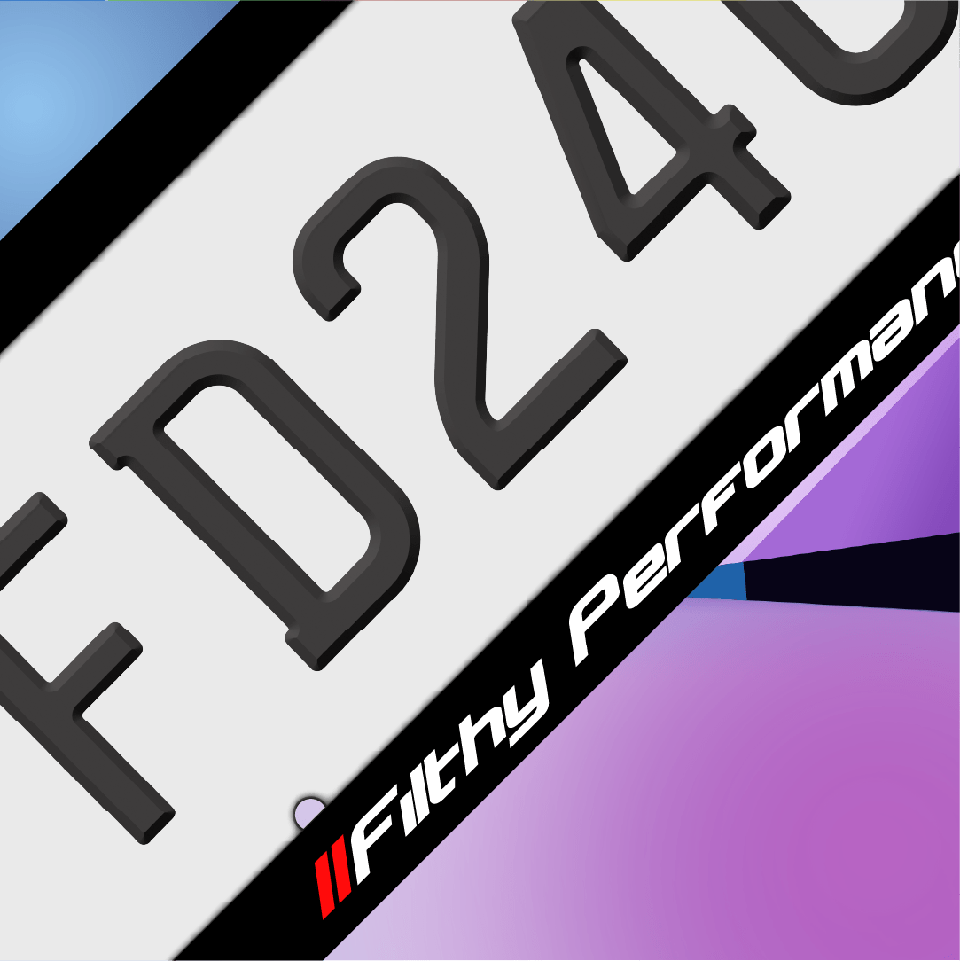 Filthy Performance Plate Frames - Filthy Dog Decals