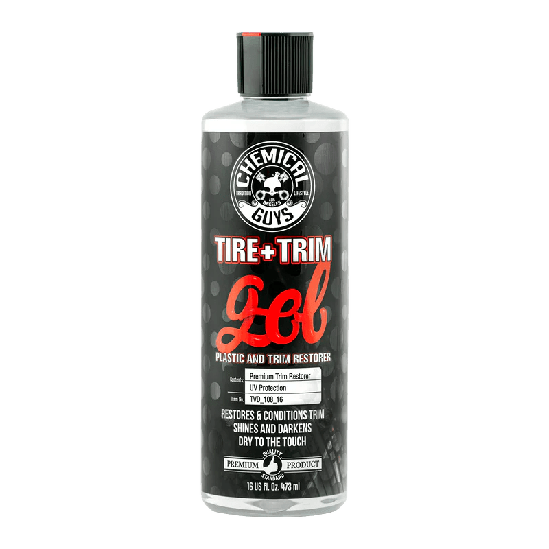 Gel Black Forever Trim & Tire, (Oil Based) 473ml - Filthy Dog Decals