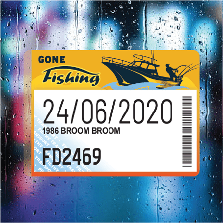 Gone Fishing - Filthy Dog Decals