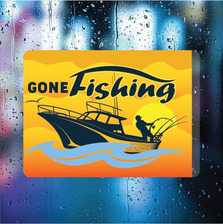 Gone Fishing - Filthy Dog Decals