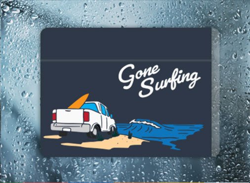 Gone Surfing - Filthy Dog Decals