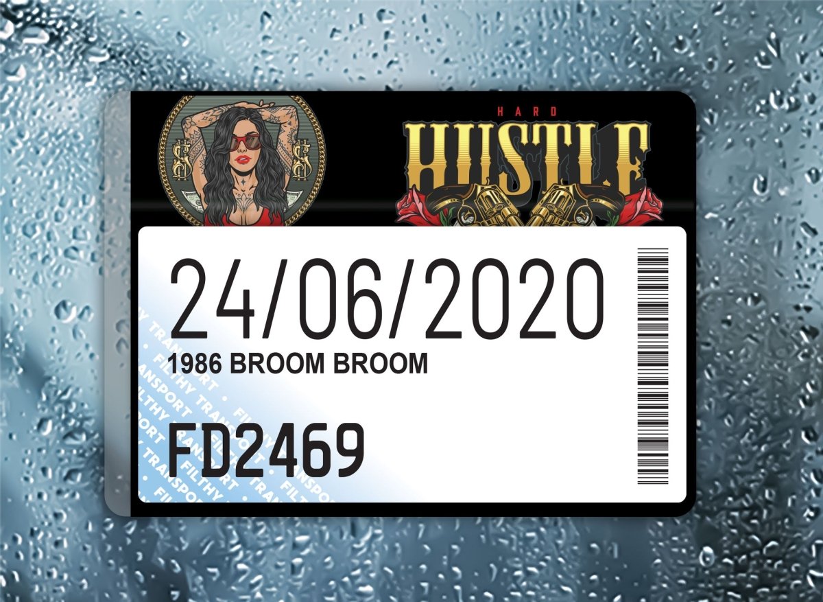 Hard Hustle - Filthy Dog Decals