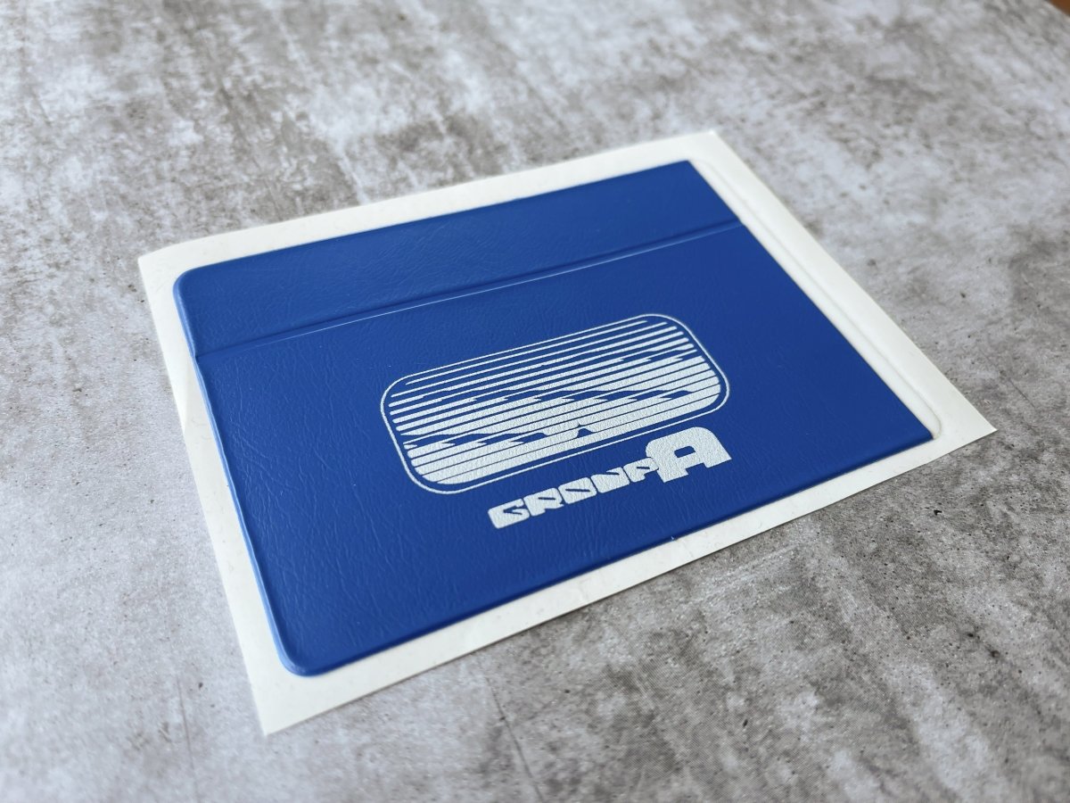 Holden SS Group A on Blue - Filthy Dog Decals