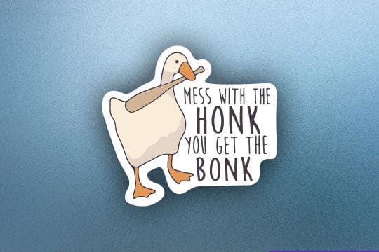 Honk Bonk - Sticker - Filthy Dog Decals