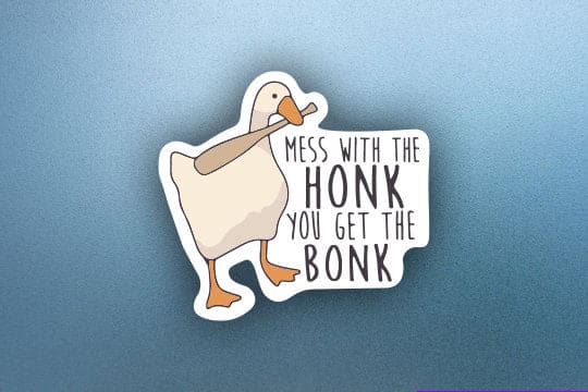 Honk Bonk - Sticker - Filthy Dog Decals