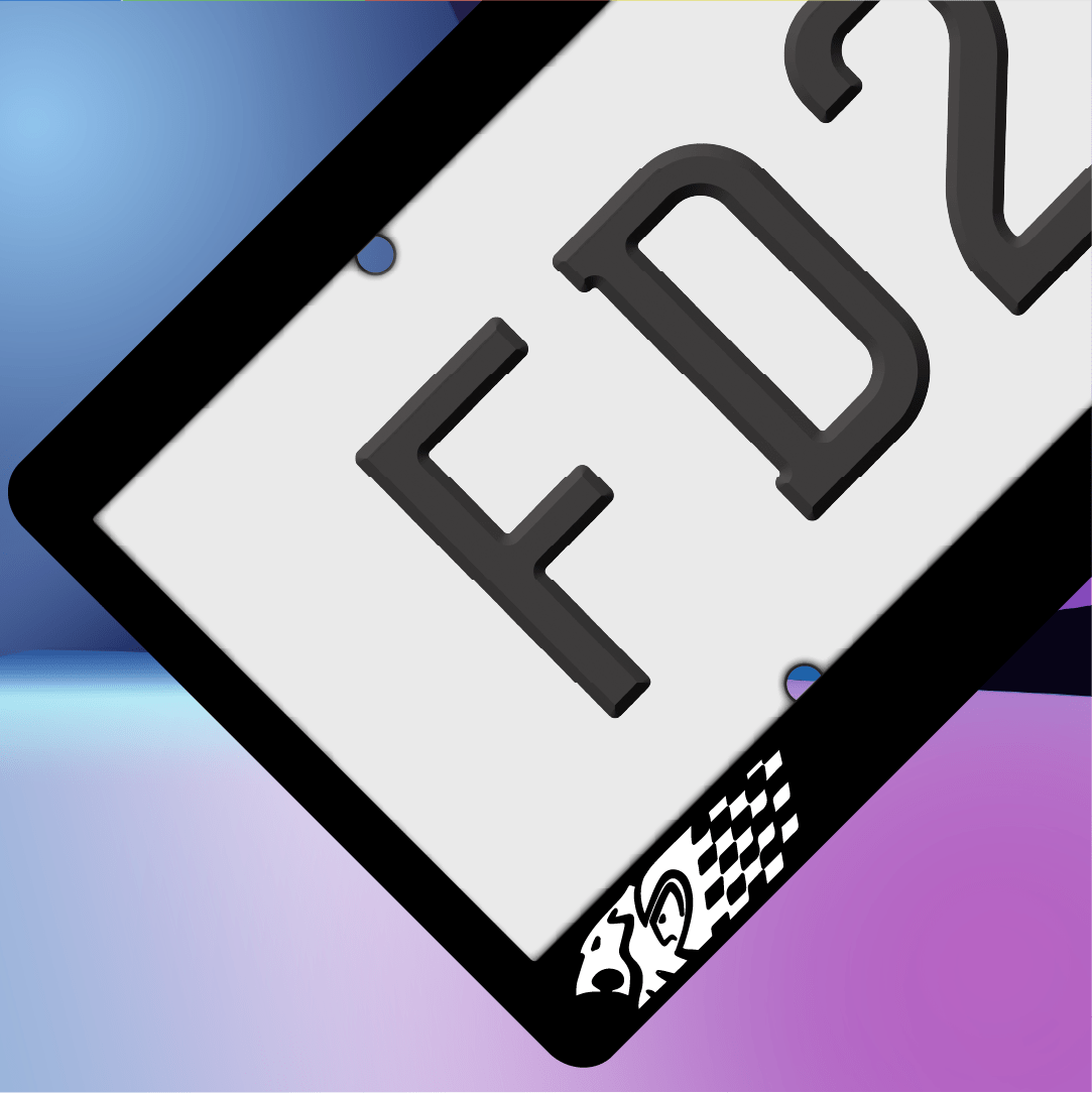 HSV Plate Frames - Filthy Dog Decals