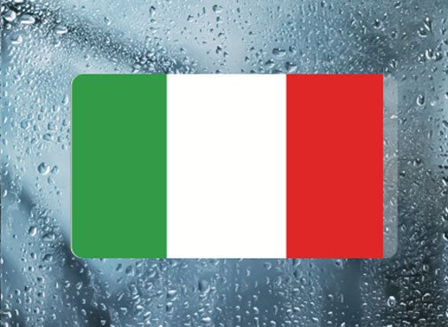 Italy Flag - Filthy Dog Decals