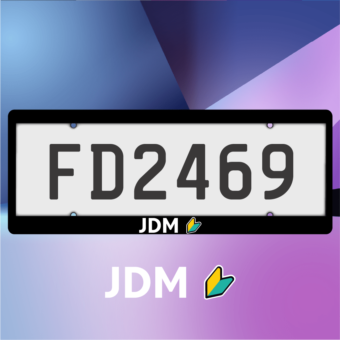 JDM Plate Frames - Filthy Dog Decals