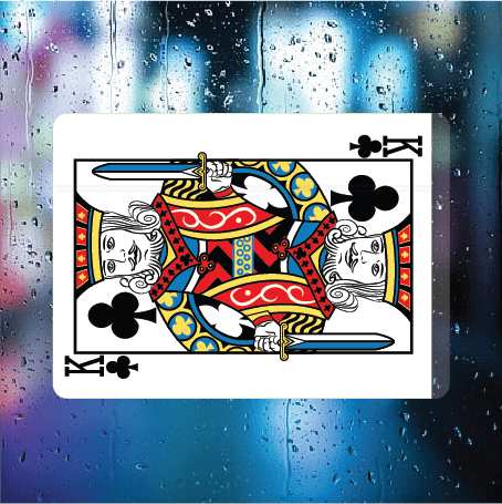 King of Clubs - Filthy Dog Decals