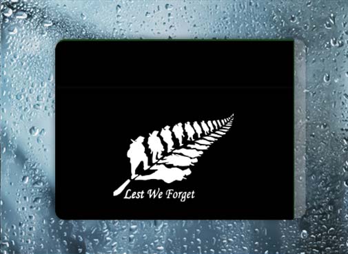 Lest we Forget - Filthy Dog Decals